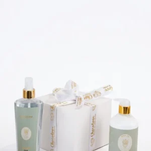Pampering Gift Set with Body Cream and Fabric Fragrance Spray